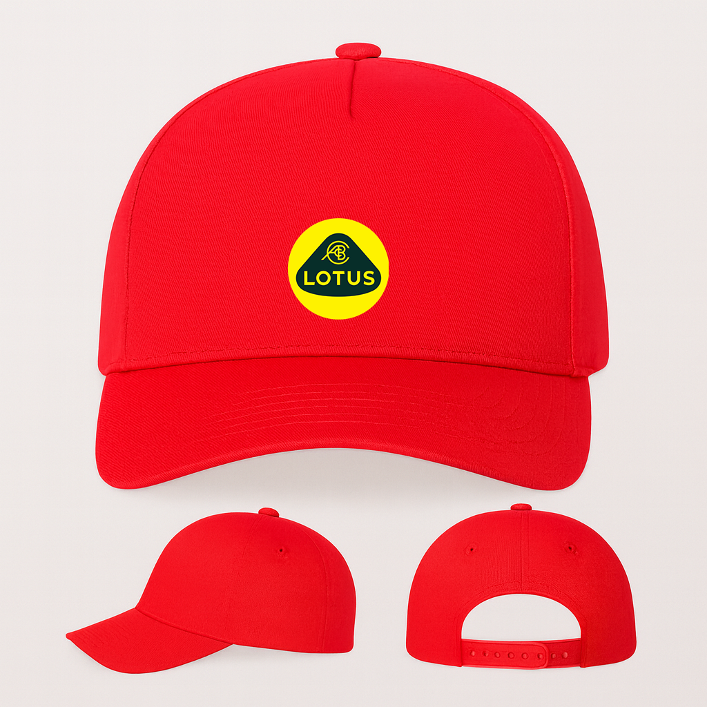 Lotus Car Five Panel Twill Snapback Cap